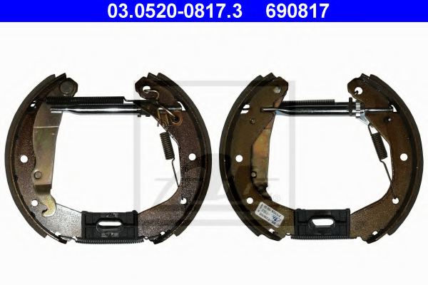 ATE 03.0520-0817.3 Brake Shoe Set